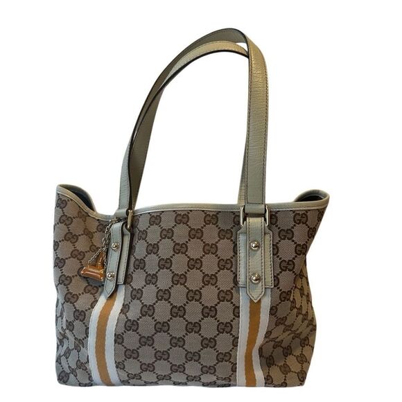 Gucci canvas tote with charm - Picture 5 of 15